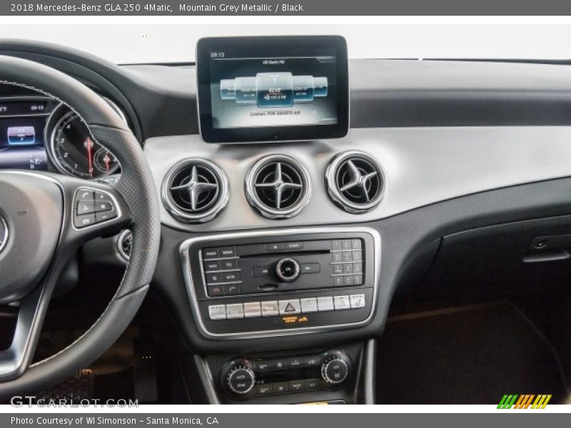 Mountain Grey Metallic / Black 2018 Mercedes-Benz GLA 250 4Matic