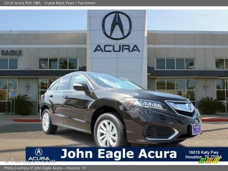 Crystal Black Pearl / Parchment 2018 Acura RDX FWD