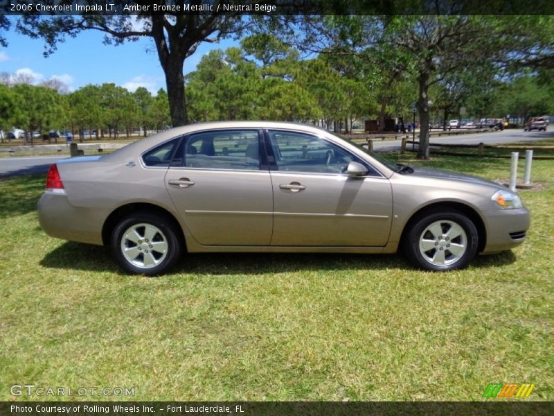 Amber Bronze Metallic / Neutral Beige 2006 Chevrolet Impala LT