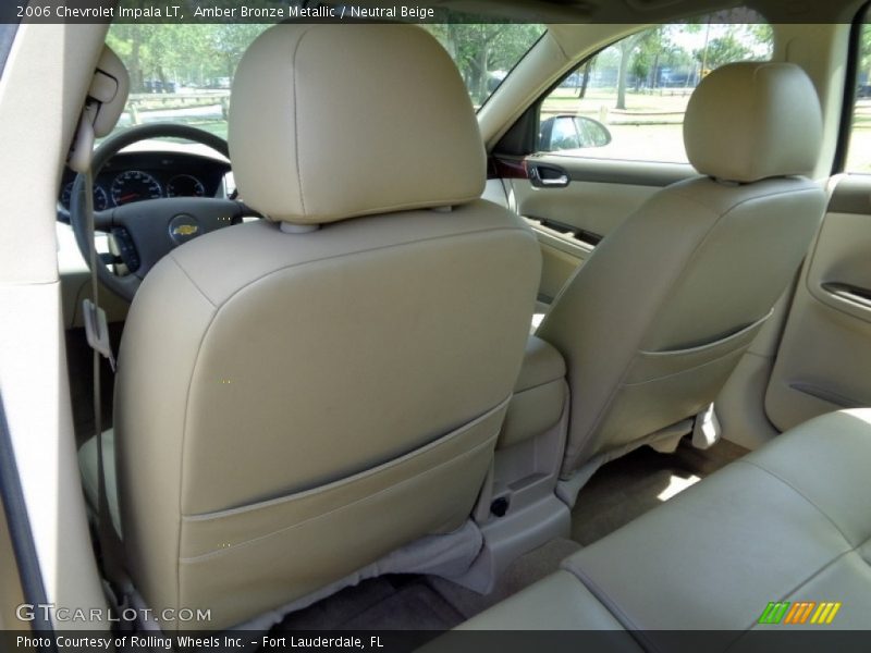 Amber Bronze Metallic / Neutral Beige 2006 Chevrolet Impala LT