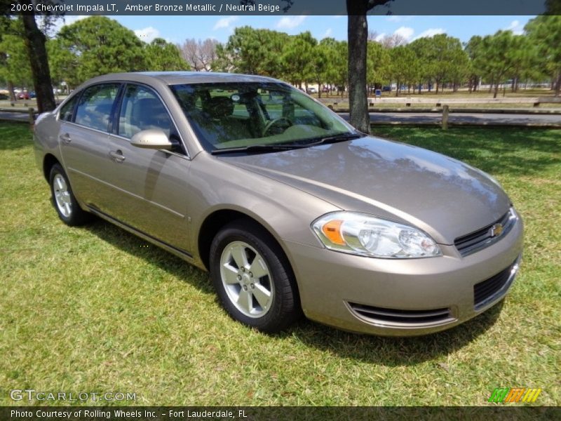 Amber Bronze Metallic / Neutral Beige 2006 Chevrolet Impala LT