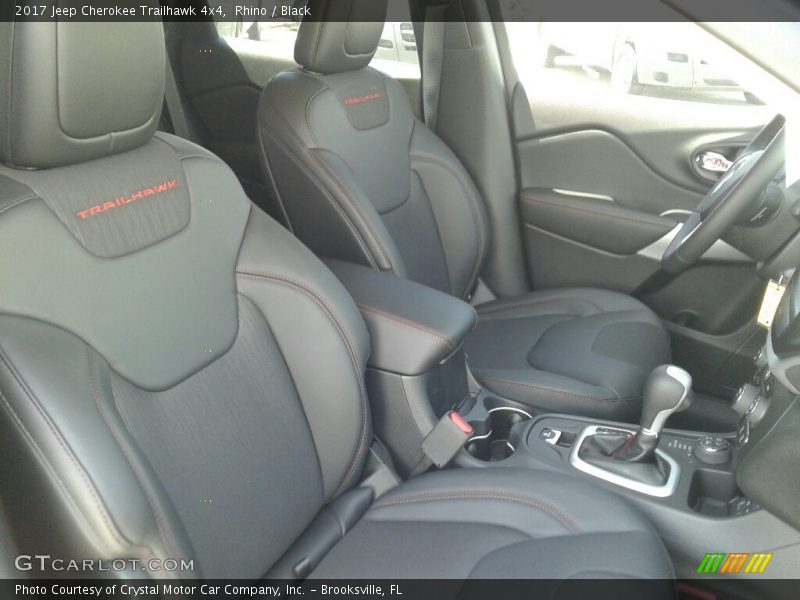 Rhino / Black 2017 Jeep Cherokee Trailhawk 4x4