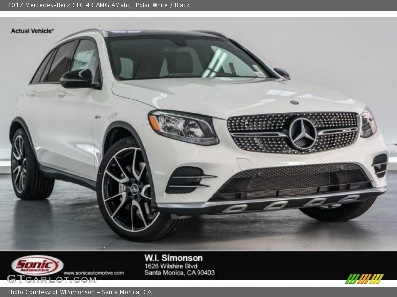 Polar White / Black 2017 Mercedes-Benz GLC 43 AMG 4Matic