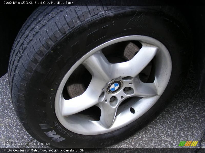 Steel Grey Metallic / Black 2002 BMW X5 3.0i