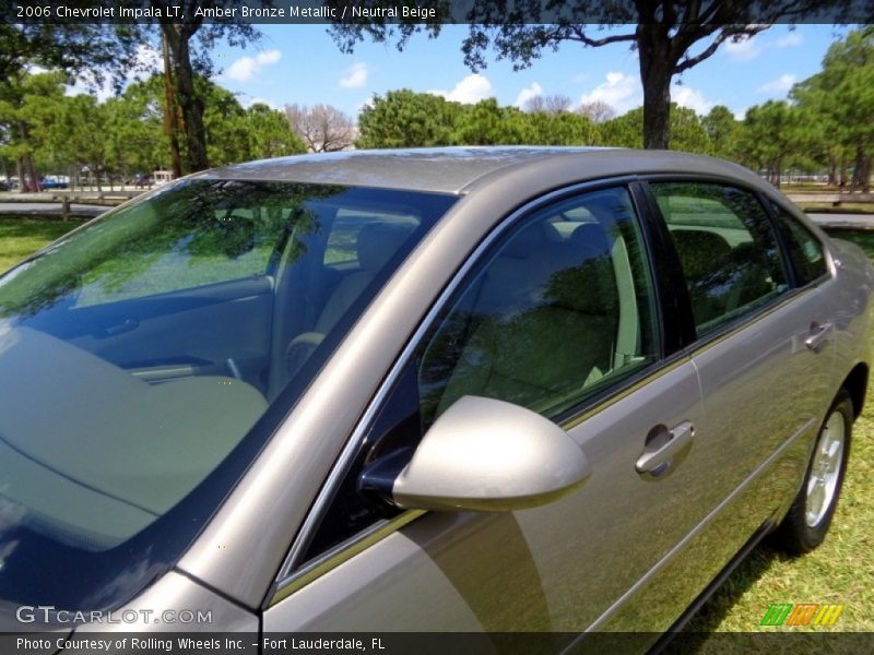 Amber Bronze Metallic / Neutral Beige 2006 Chevrolet Impala LT
