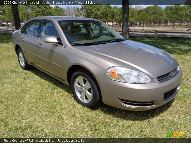 Amber Bronze Metallic / Neutral Beige 2006 Chevrolet Impala LT