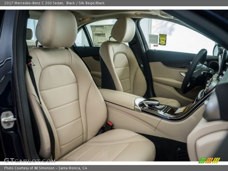Black / Silk Beige/Black 2017 Mercedes-Benz C 300 Sedan