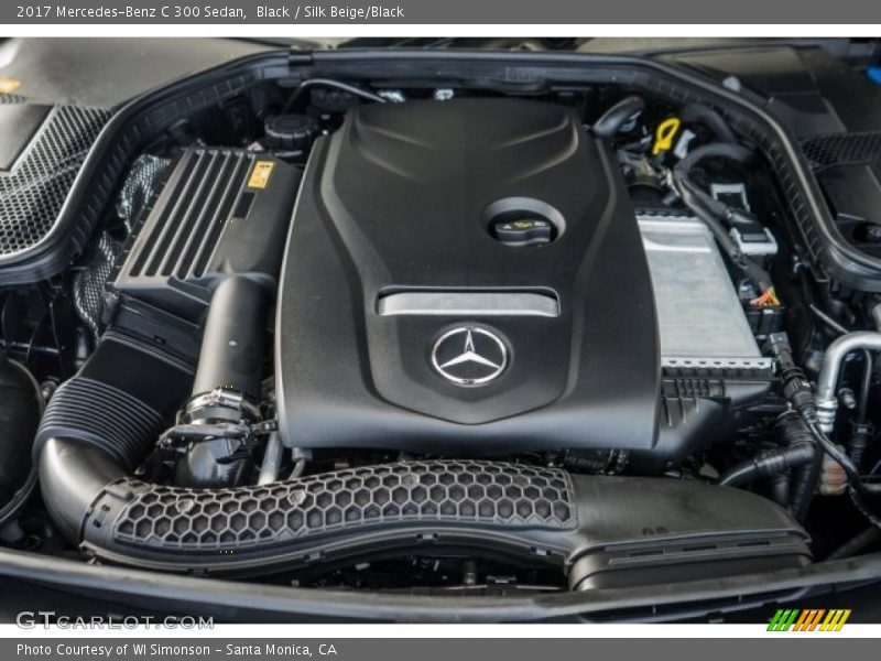 Black / Silk Beige/Black 2017 Mercedes-Benz C 300 Sedan
