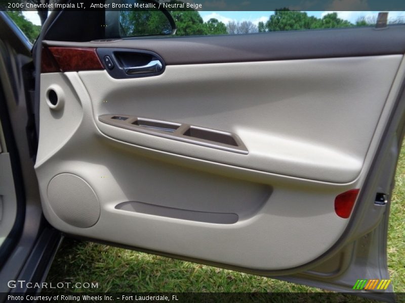 Amber Bronze Metallic / Neutral Beige 2006 Chevrolet Impala LT