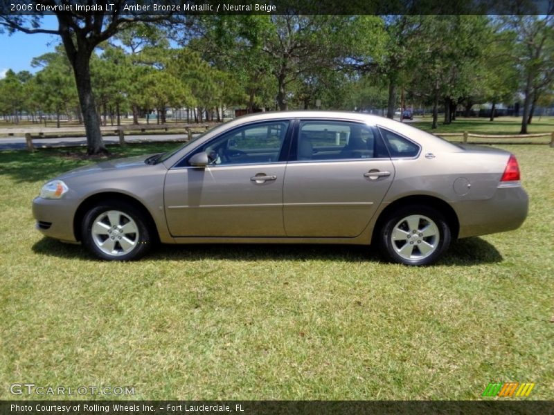 Amber Bronze Metallic / Neutral Beige 2006 Chevrolet Impala LT