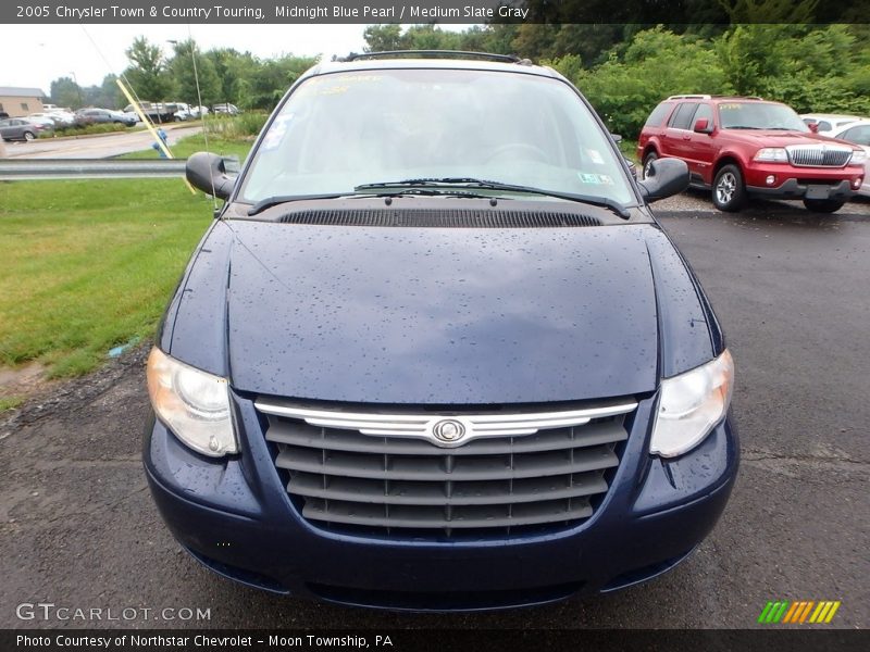 Midnight Blue Pearl / Medium Slate Gray 2005 Chrysler Town & Country Touring