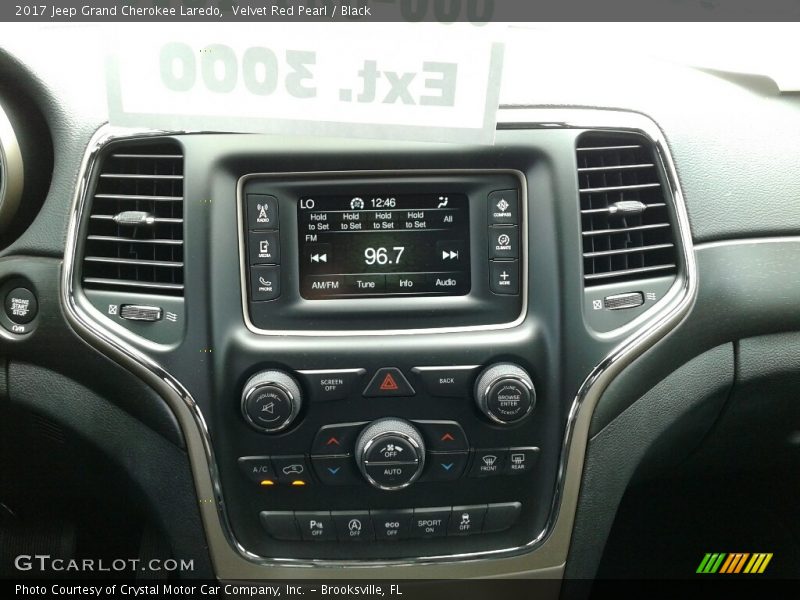 Velvet Red Pearl / Black 2017 Jeep Grand Cherokee Laredo