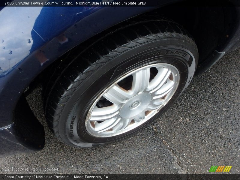 Midnight Blue Pearl / Medium Slate Gray 2005 Chrysler Town & Country Touring