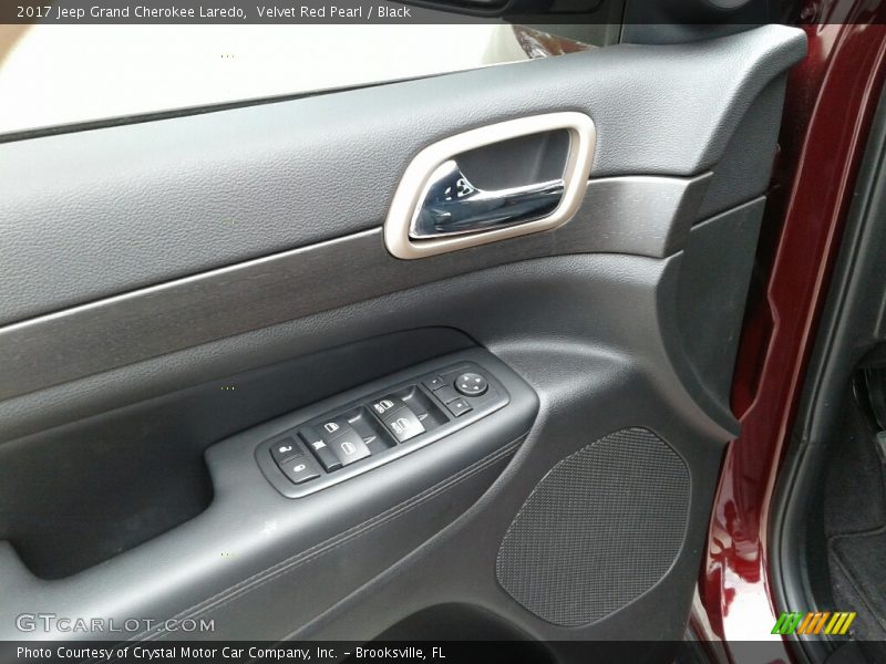 Velvet Red Pearl / Black 2017 Jeep Grand Cherokee Laredo