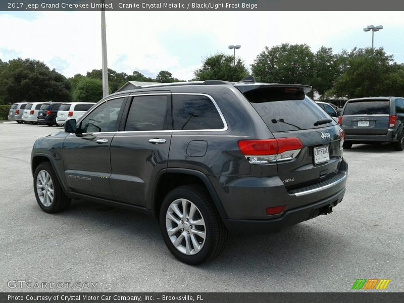 Granite Crystal Metallic / Black/Light Frost Beige 2017 Jeep Grand Cherokee Limited