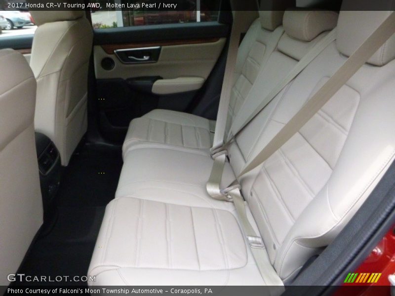 Molten Lava Pearl / Ivory 2017 Honda CR-V Touring AWD