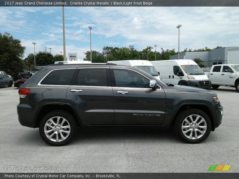 Granite Crystal Metallic / Black/Light Frost Beige 2017 Jeep Grand Cherokee Limited