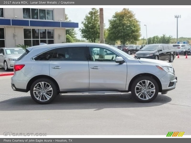 Lunar Silver Metallic / Graystone 2017 Acura MDX