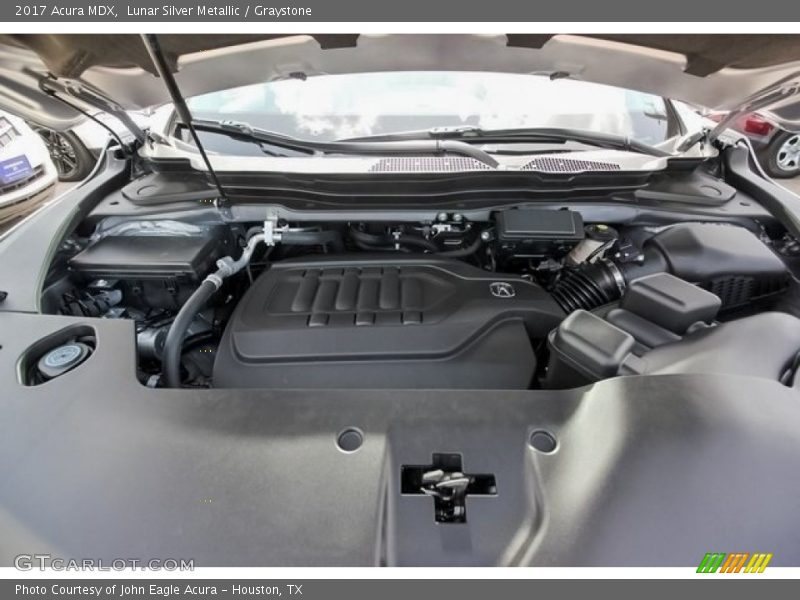 Lunar Silver Metallic / Graystone 2017 Acura MDX