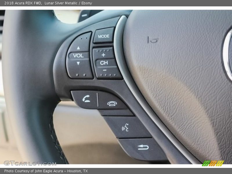 Lunar Silver Metallic / Ebony 2018 Acura RDX FWD