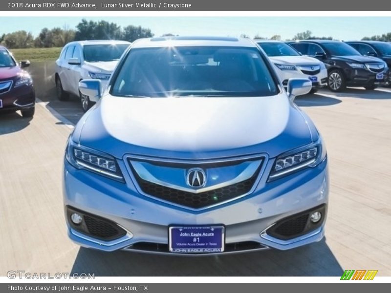 Lunar Silver Metallic / Graystone 2018 Acura RDX FWD Advance