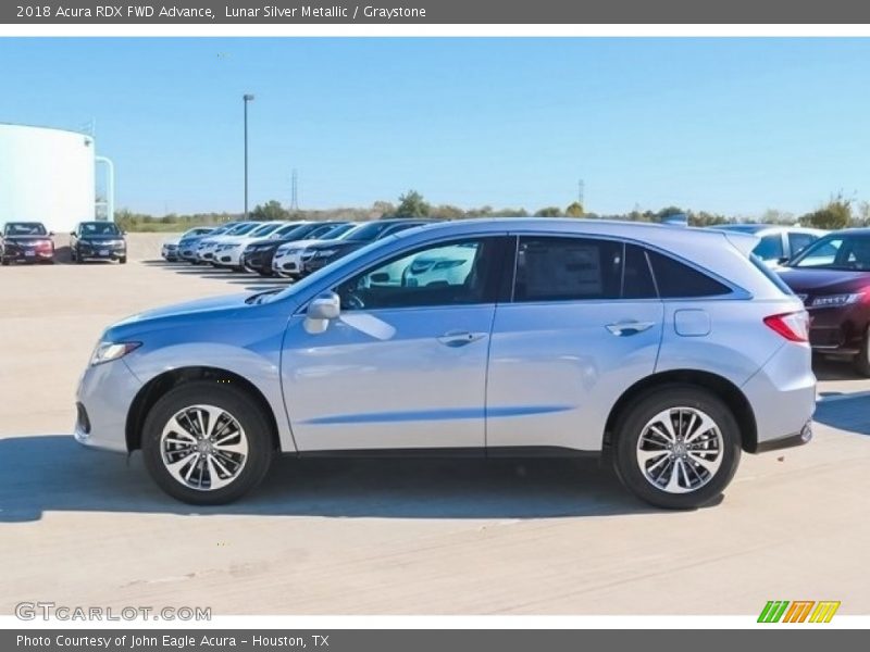 Lunar Silver Metallic / Graystone 2018 Acura RDX FWD Advance