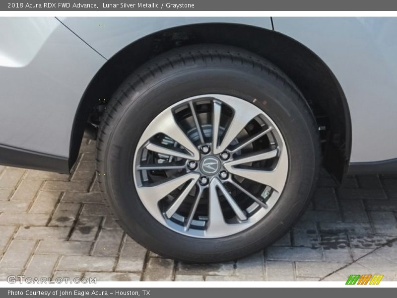 Lunar Silver Metallic / Graystone 2018 Acura RDX FWD Advance