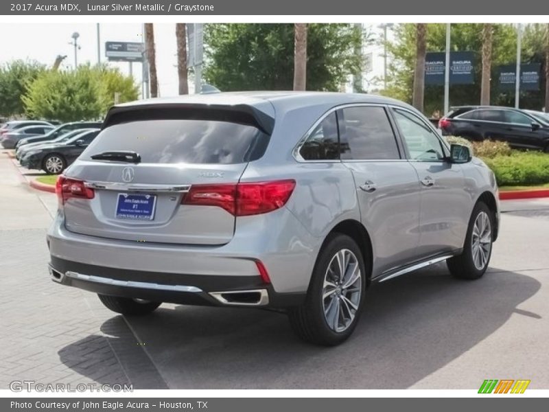Lunar Silver Metallic / Graystone 2017 Acura MDX