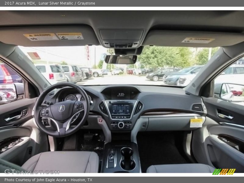 Lunar Silver Metallic / Graystone 2017 Acura MDX