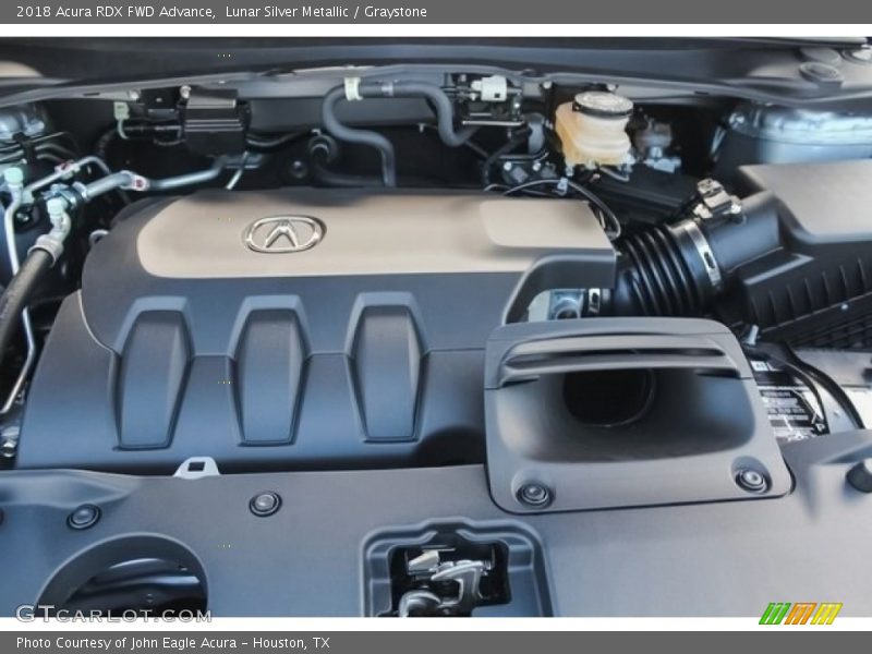 Lunar Silver Metallic / Graystone 2018 Acura RDX FWD Advance