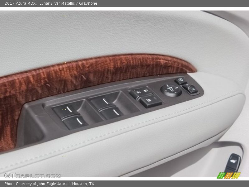 Lunar Silver Metallic / Graystone 2017 Acura MDX