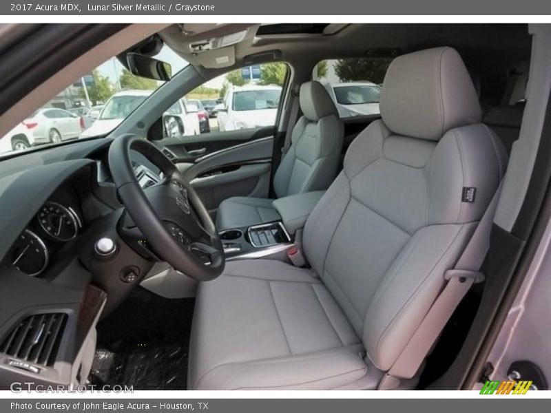 Lunar Silver Metallic / Graystone 2017 Acura MDX