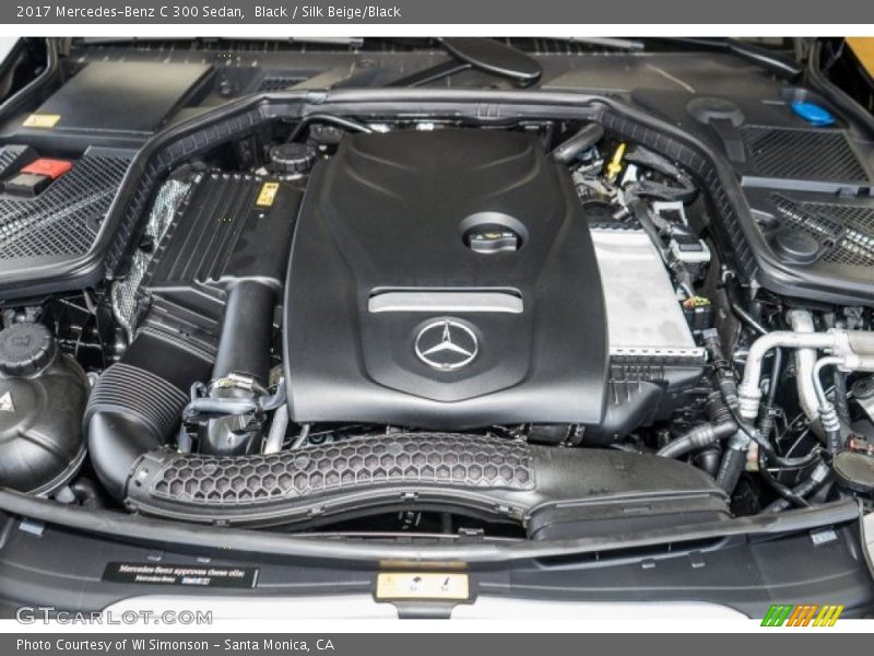 Black / Silk Beige/Black 2017 Mercedes-Benz C 300 Sedan