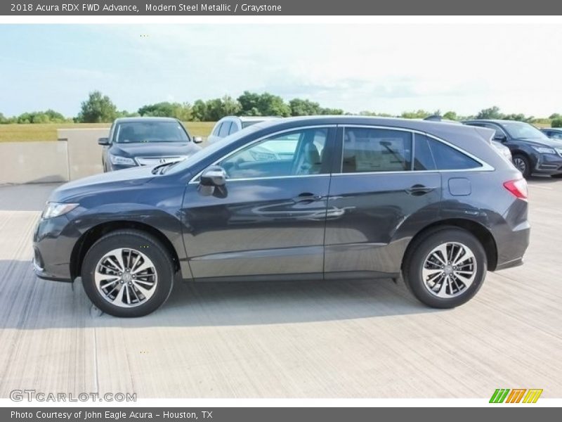 Modern Steel Metallic / Graystone 2018 Acura RDX FWD Advance