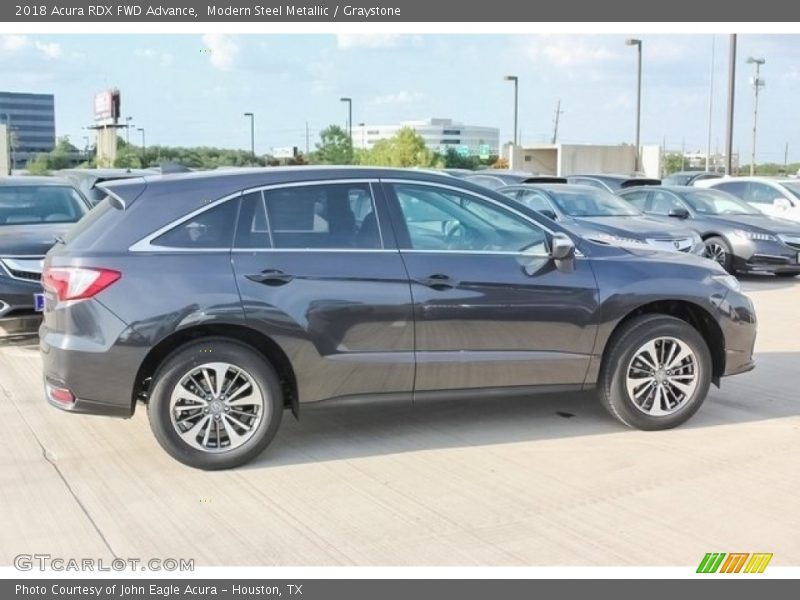 Modern Steel Metallic / Graystone 2018 Acura RDX FWD Advance