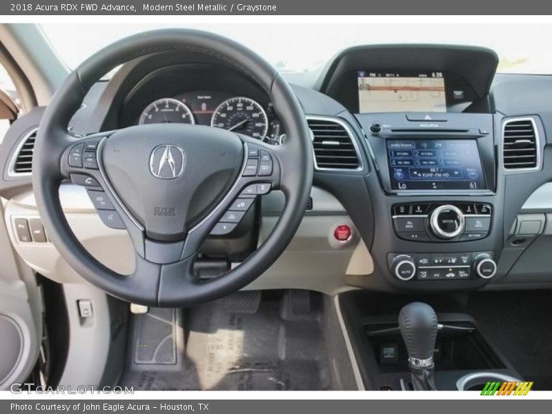 Modern Steel Metallic / Graystone 2018 Acura RDX FWD Advance