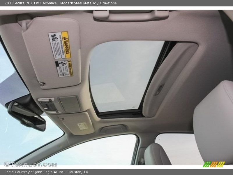 Modern Steel Metallic / Graystone 2018 Acura RDX FWD Advance