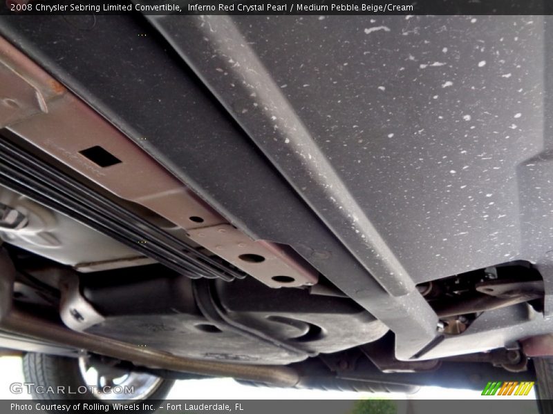 Inferno Red Crystal Pearl / Medium Pebble Beige/Cream 2008 Chrysler Sebring Limited Convertible