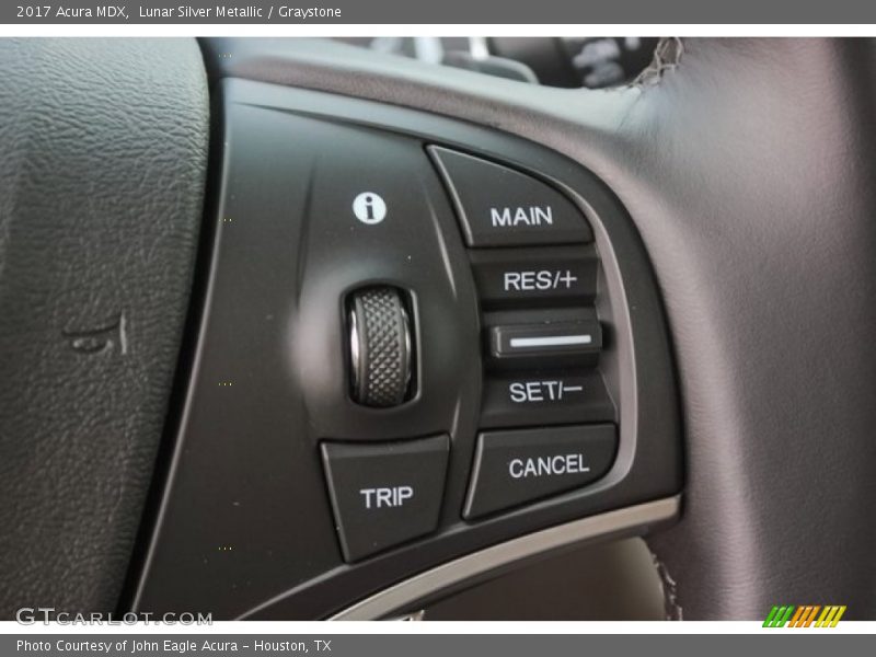 Lunar Silver Metallic / Graystone 2017 Acura MDX