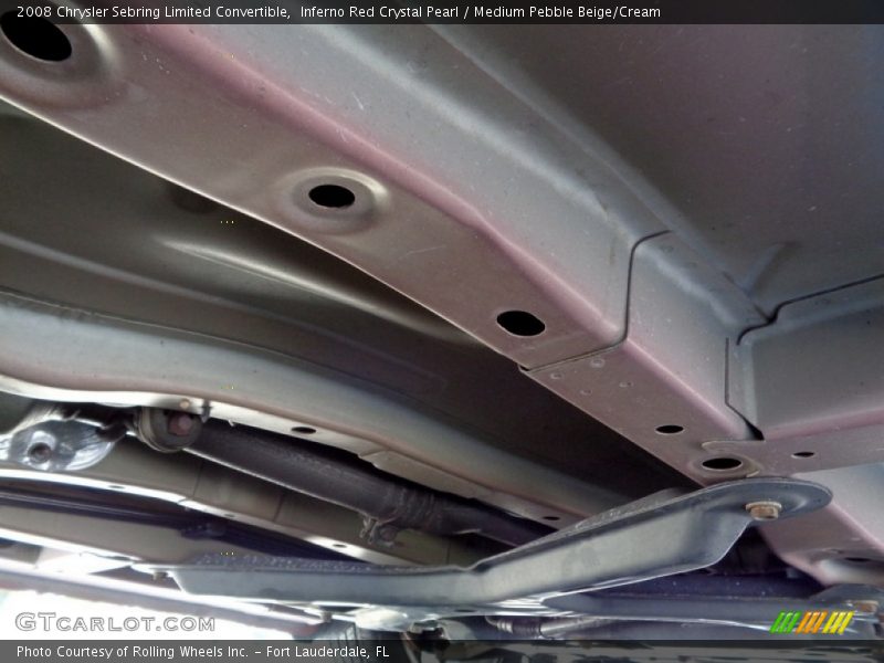 Inferno Red Crystal Pearl / Medium Pebble Beige/Cream 2008 Chrysler Sebring Limited Convertible