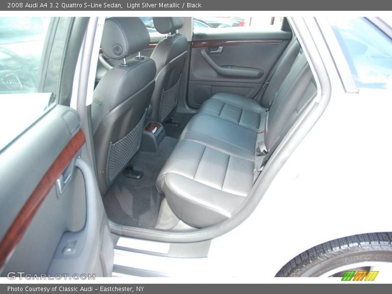 Light Silver Metallic / Black 2008 Audi A4 3.2 Quattro S-Line Sedan