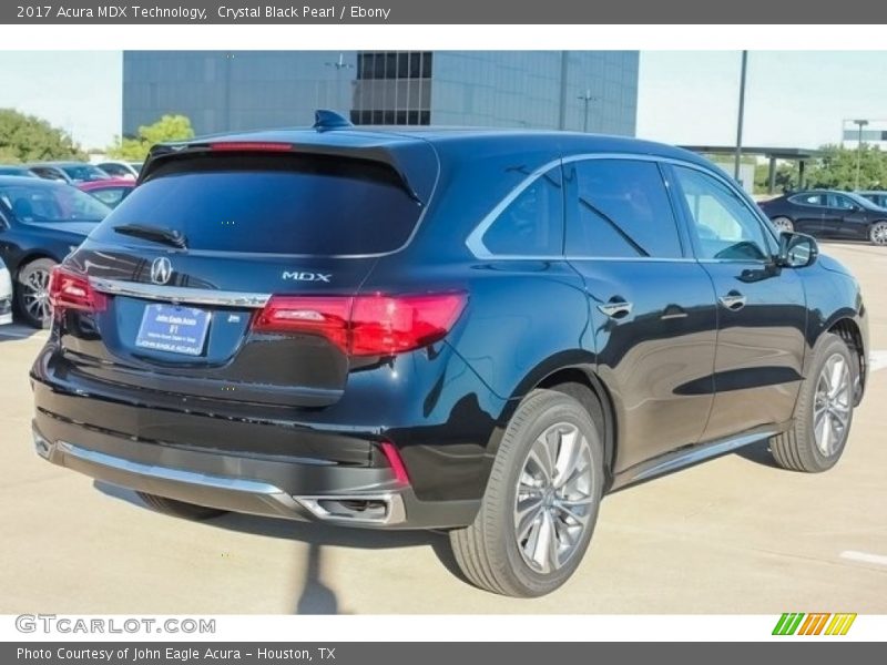 Crystal Black Pearl / Ebony 2017 Acura MDX Technology