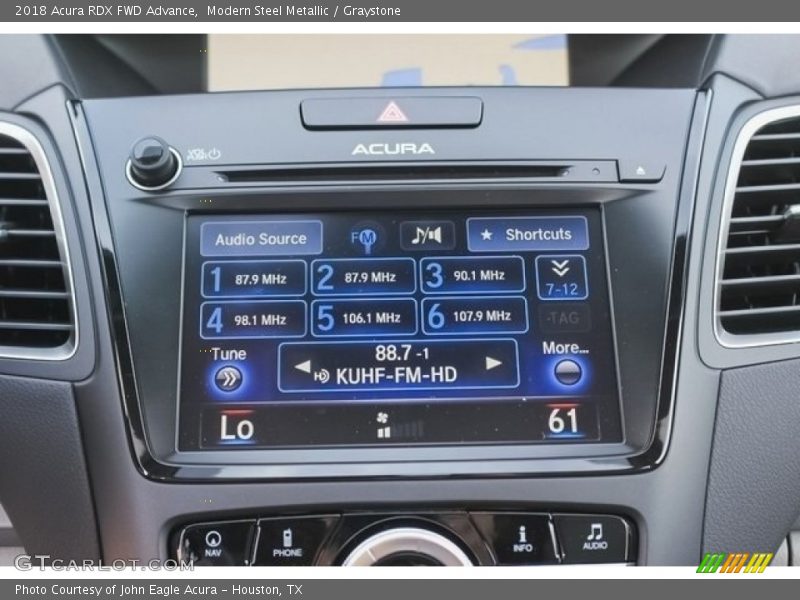 Modern Steel Metallic / Graystone 2018 Acura RDX FWD Advance