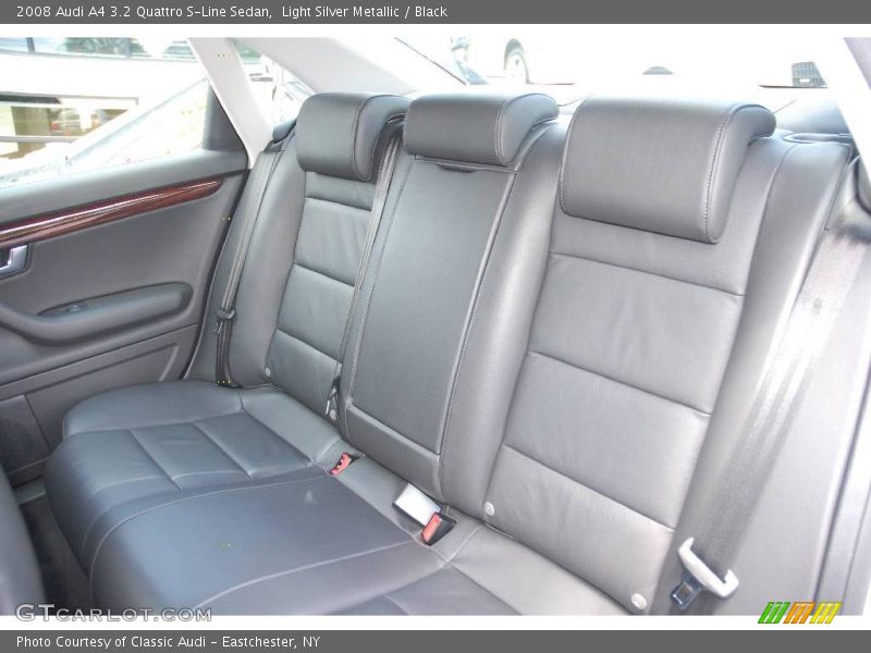 Light Silver Metallic / Black 2008 Audi A4 3.2 Quattro S-Line Sedan