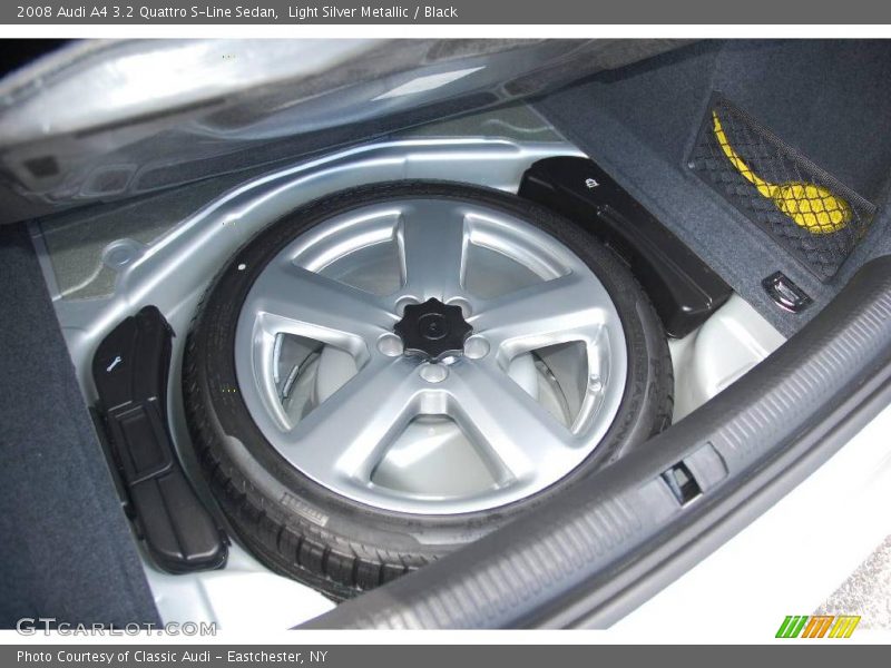 Light Silver Metallic / Black 2008 Audi A4 3.2 Quattro S-Line Sedan