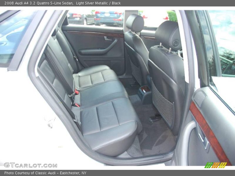 Light Silver Metallic / Black 2008 Audi A4 3.2 Quattro S-Line Sedan