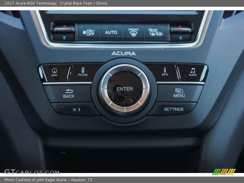 Crystal Black Pearl / Ebony 2017 Acura MDX Technology