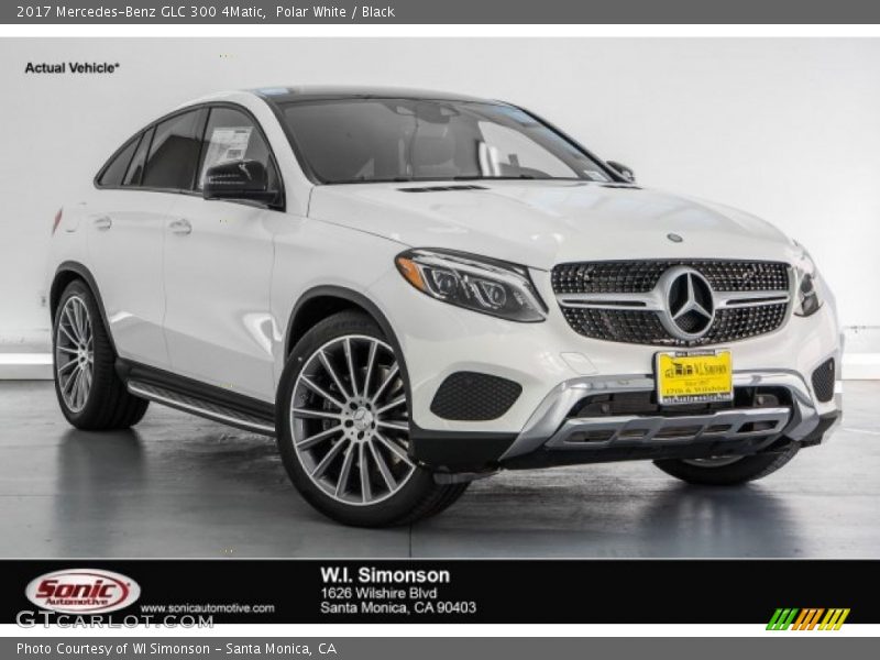 Polar White / Black 2017 Mercedes-Benz GLC 300 4Matic