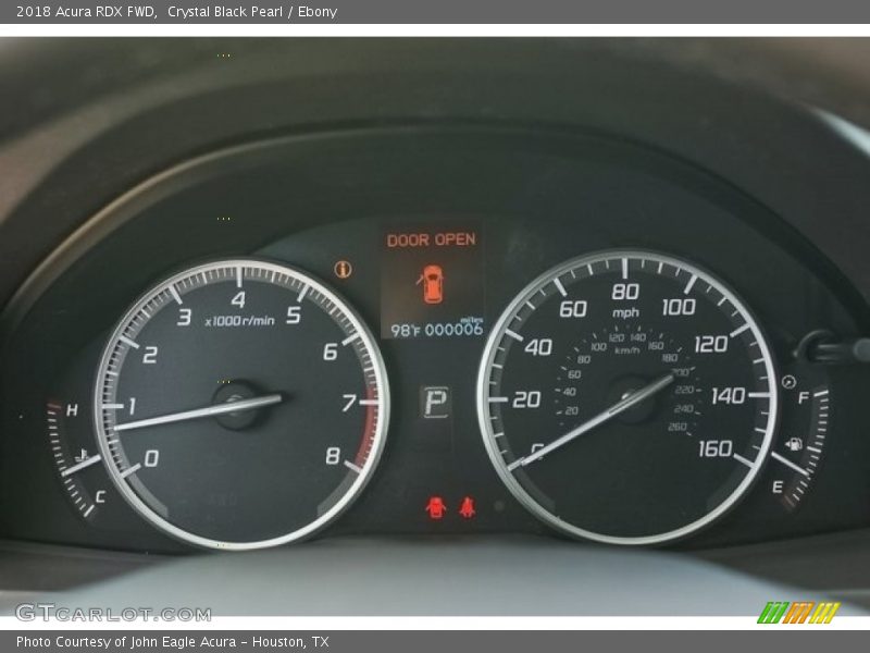 Crystal Black Pearl / Ebony 2018 Acura RDX FWD