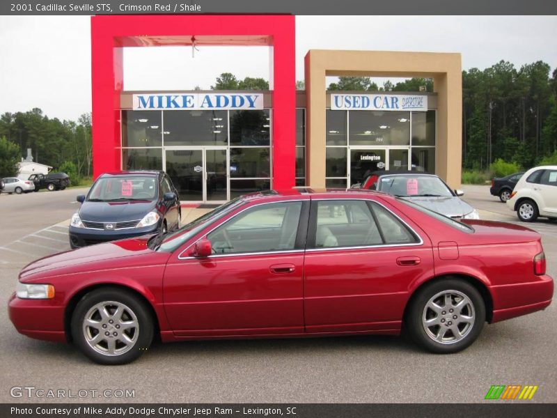 Crimson Red / Shale 2001 Cadillac Seville STS